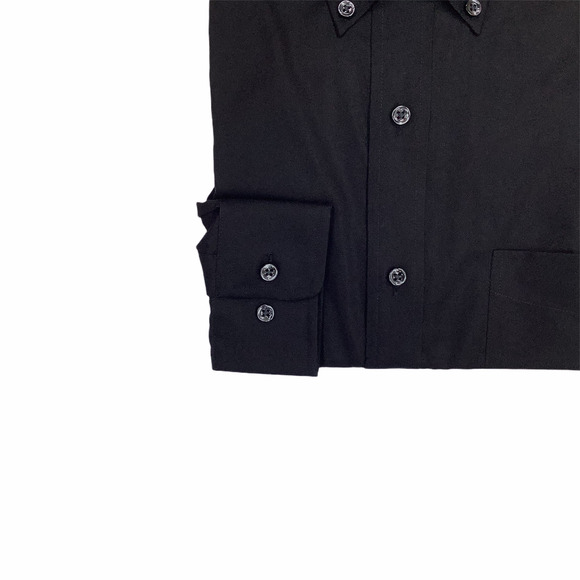 NWT Buttoned Down Black Button Down Shirt 14.5 - Picture 2 of 5